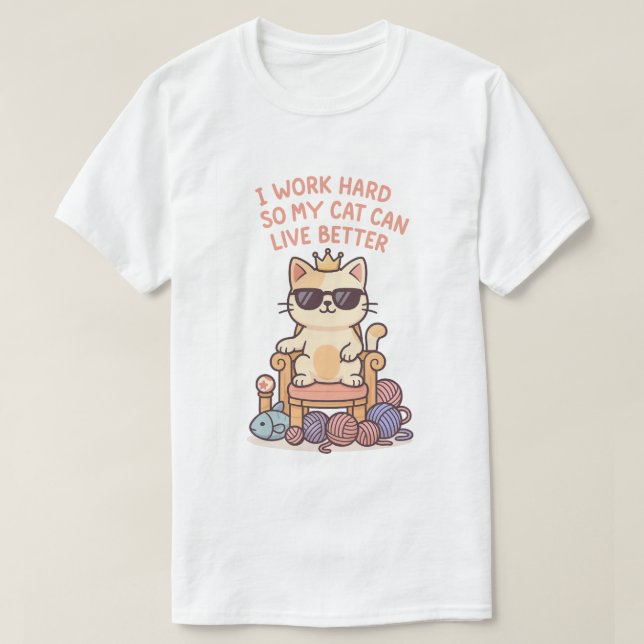 camiseta gato (Frente do Design)