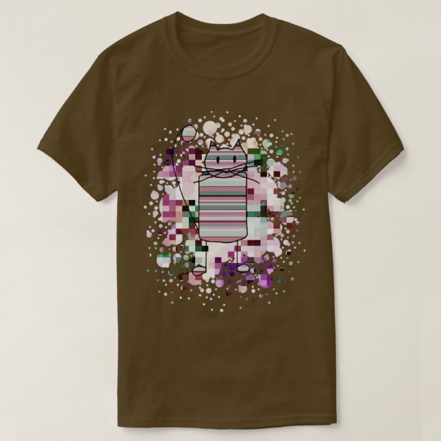 Camiseta gato47 (Frente do Design)