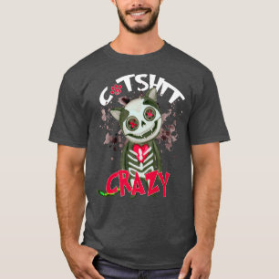Camiseta Gato 1098 do Horror Halloween do Zombie Crazy