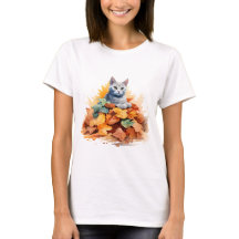 Gato 2 na queda de T-Shirt