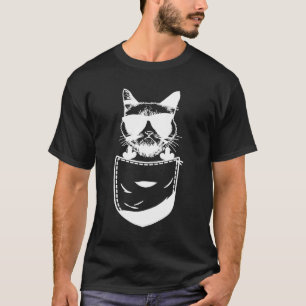 Camiseta Gato A Derrubar A Memória Dos Animais, Gatinho Sar