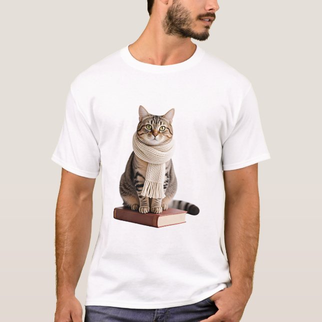 Camiseta Gato Acadêmico (Frente)