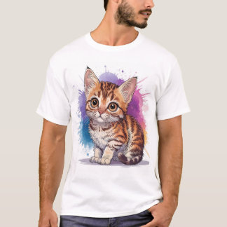 Camiseta Gato adorável