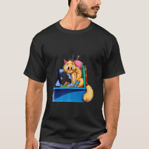 Camiseta Gato adorável de miau gatinho retrato fofo gatinho