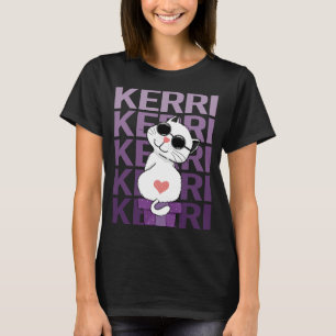 Camiseta Gato Adorável - Nome Kerri