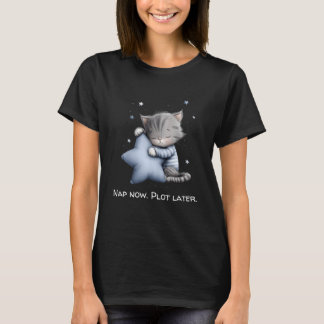 Camiseta Gato adormecido engraçado