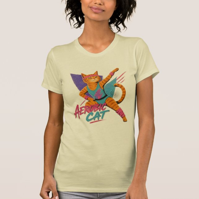 CAMISETA GATO AERÓBICO (Frente)