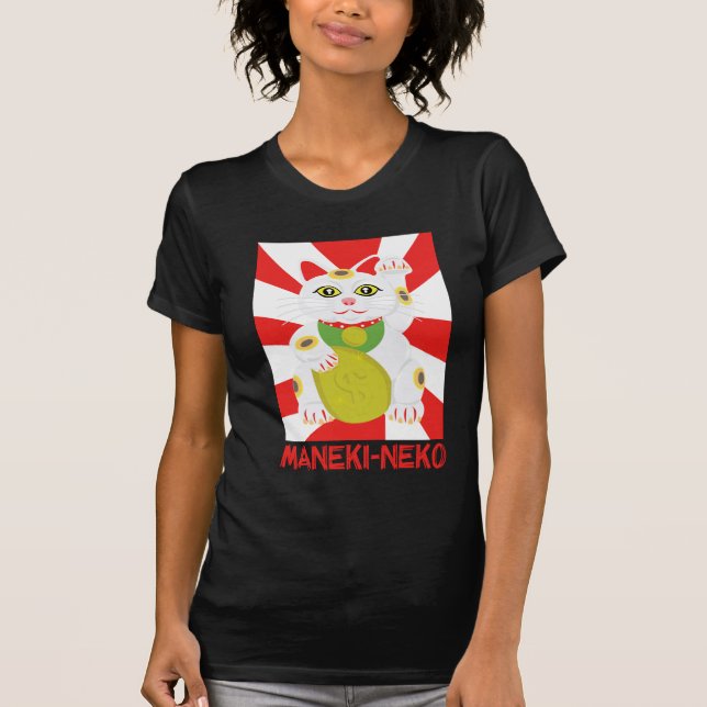 Camiseta Gato afortunado (Frente)