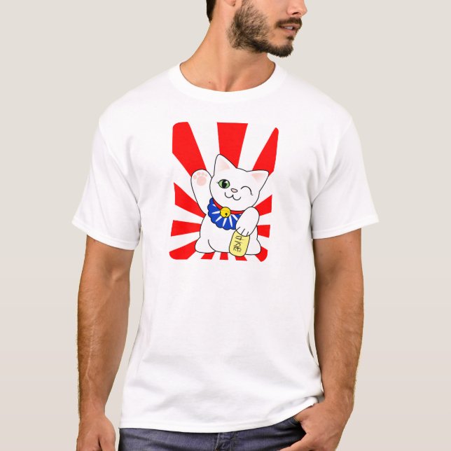 Camiseta Gato afortunado de Maneki Neko (Frente)
