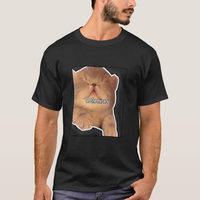 Camiseta Gato Ai a Miséria (Frente)