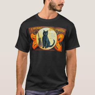 Camiseta Gato alegre de Falln o Dia das Bruxas