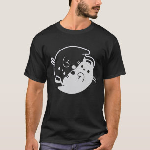 Camiseta Gato Ama Vibrações Yin Yang Yoga Felino QiGong Yin