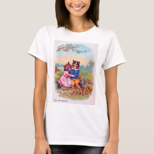 Camiseta Gato-amante (Emoção Forte), Camiseta-T Louis Wain