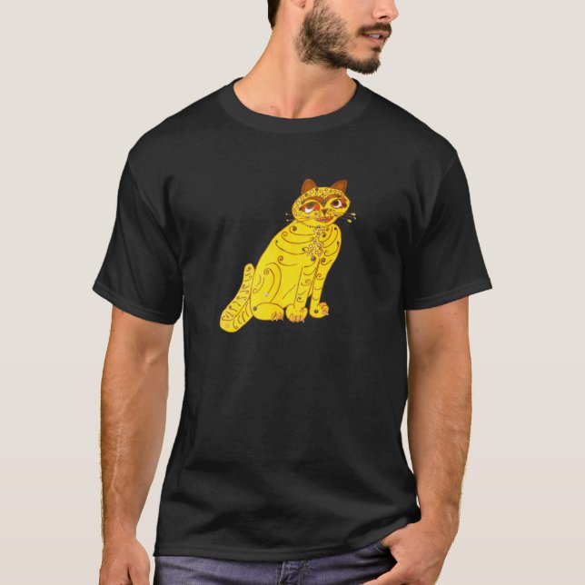 Camiseta Gato Amarelo de Abba (Frente)