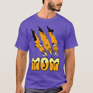 Camiseta Gato Amarelo Mamãe Garra Gato Gato Gato E Dia de a