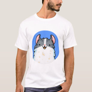 Camiseta Gato Americano Curl Kawaii
