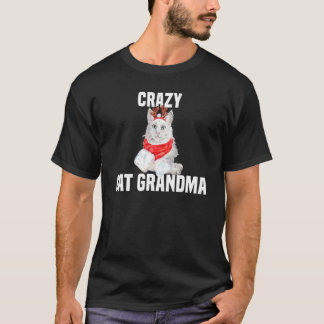 Camiseta Gato Angora Fofo com Fantasia de Rena Gata Loca