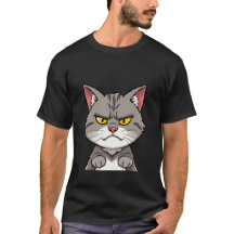 Gato Angry Grey Tabby Olhar Mal-Humorado ✨🐾😠