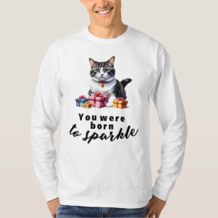 Camiseta Gato Aniversário Desejo para Gatos Amantes