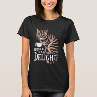 Camiseta Gato Antes de Mais Nada Sou um Delícia