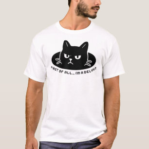 Camiseta Gato Antes de Mais Nada Sou um Delícia