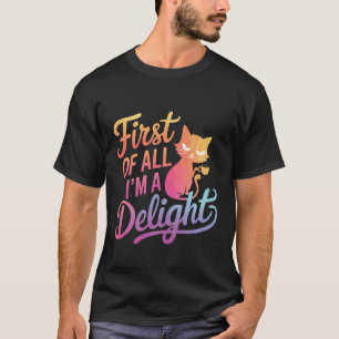 Camiseta Gato Antes de Mais Nada Sou Um Delícia 1
