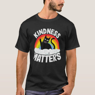 Camiseta Gato Anti Bullying Arco-íris Gentileza Importa Spe