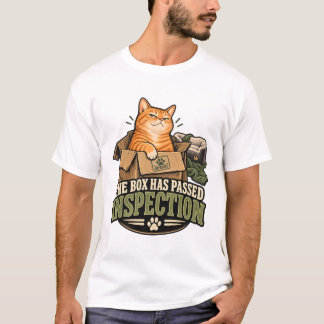 Camiseta Gato Aprovou a Caixa