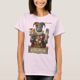Camiseta Gato Arlequim Azul Russo