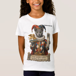 Camiseta Gato Arlequim Azul Russo