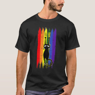 Camiseta Gato Arranhando Orgulho Gay Pata de Gatinho Orgul