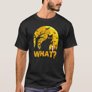 Camiseta Gato Assassino com Faca Halloween Gato Gatinho Ass