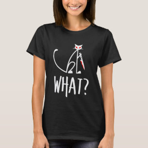 Camiseta Gato Assassino Engraçado Halloween Humor Negro Ama