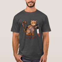 Gato Assassino, Pintado à Mão, Humor Humor do Prop