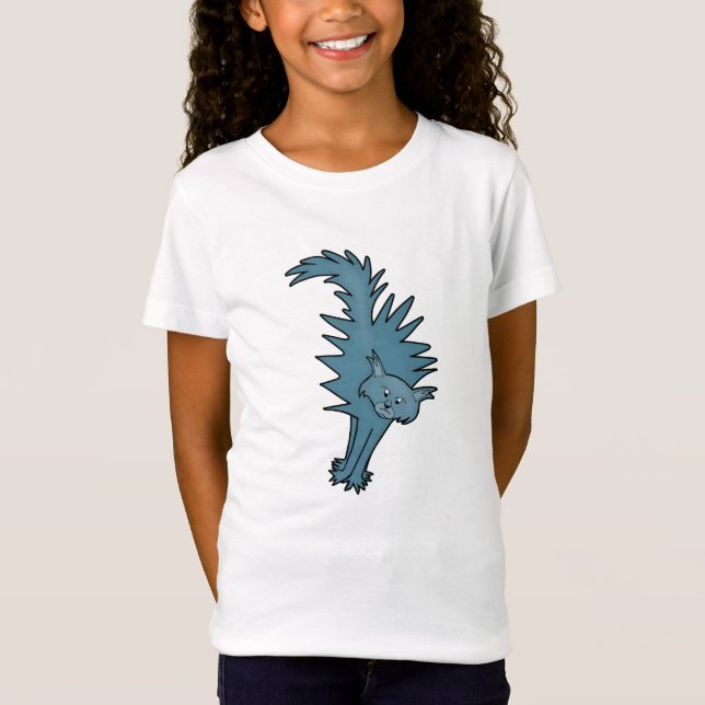 Camiseta Gato Assustado (Frente)