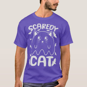 Camiseta Gato Assustado do Halloween Ghost Govers Premium T