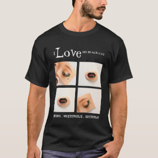 Camiseta Gato Assustador Masculino