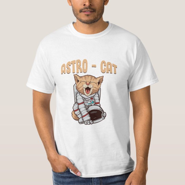 Camiseta Gato Astro (Frente)
