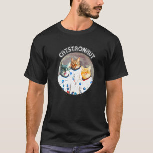 Camiseta Gato Astronauta Catstronauta Cientista Engraçado