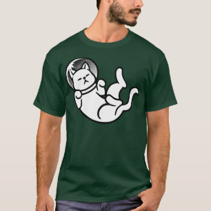 Camiseta Gato Astronauta Minimalista de Tobe Fonseca