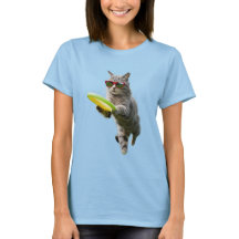Gato Atleta de Disco Fofo