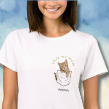 Gato Atraente Laranja Tabby no Nome do Bolso