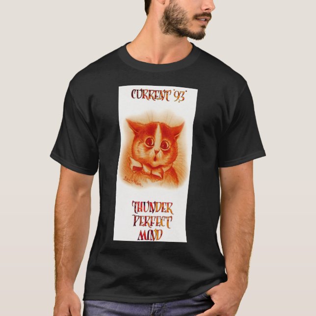 Camiseta Gato atual de 93 Thunder Perfect Mente Louis Wain  (Frente)