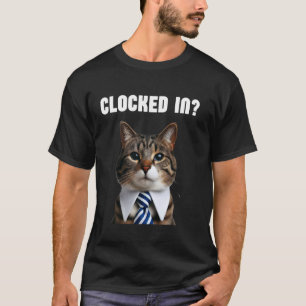 Camiseta Gato Autoritário Negócios Engraçados Meme Legal Ga