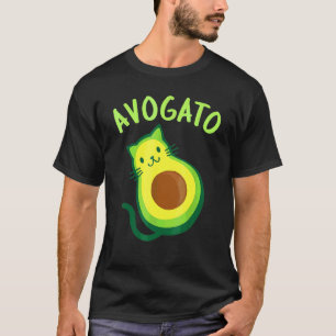 Camiseta Gato Avogato Abacate Cinco De Mayo Para Homens Mul