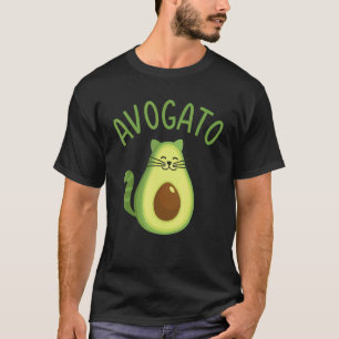 Camiseta Gato avogato engraçado para amante de abacate e Ci