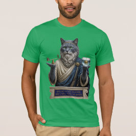 Camiseta Gato Azul Russo Arquimedes