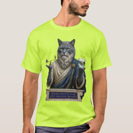 Camiseta Gato Azul Russo Arquimedes