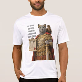 Camiseta Gato Azul Russo César