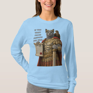 Camiseta Gato Azul Russo César